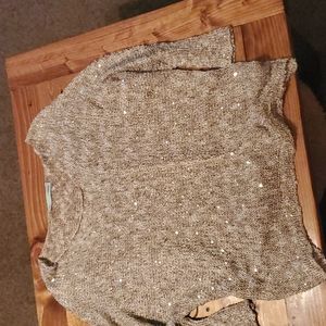 Sparkling light sweater.